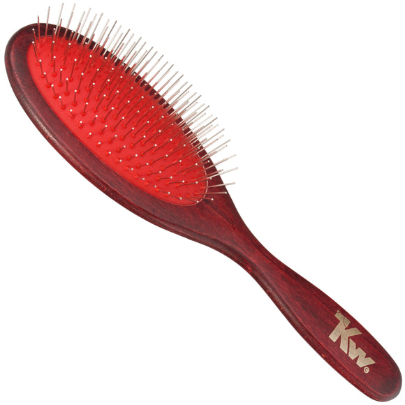 KW Airlastic Pin Brush Large – Metal Pin Grooming Brush, Fast-Drying, Ergonomic Design