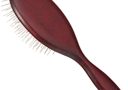 KW Pin Brush Soft Large – Gentle Metal Pin Grooming Brush, Soft Cushion, Large Size