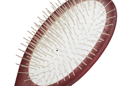 KW Pin Brush Soft Large – Gentle Metal Pin Grooming Brush, Soft Cushion, Large Size