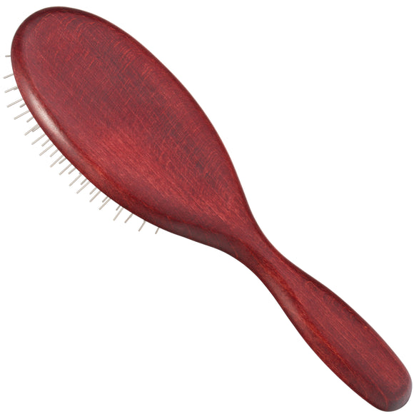 KW Extra Soft Pin Brush Large – Gentle Metal Pin Grooming Brush, Comfortable Grip