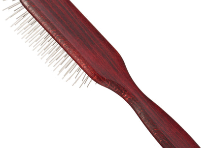 KW Soft Oblong Pin Brush – Gentle Long Metal Pins for Tangle-Free Grooming