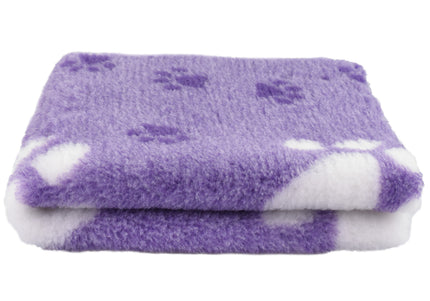 Blovi DryBed A+ Anti-Slip Grooming Bed – Purple and White, 150x150cm, Durable Comfort