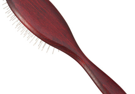 KW Pin Brush Extra Soft Medium – Gentle Metal Pin Grooming Brush, Soft Cushion Design