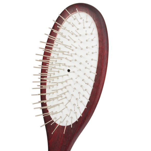 KW Pin Brush Extra Soft Medium – Gentle Metal Pin Grooming Brush, Soft Cushion Design