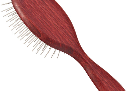 KW Pin Brush – Soft Medium Metal Pins, Gentle Detangling and Coat Care