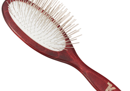 KW Pin Brush Soft X-Long – Large Grooming Brush with Extra-Long Gentle Metal Pins