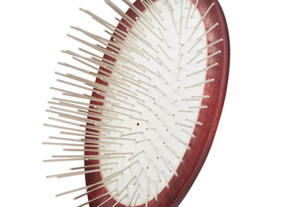 KW Pin Brush Soft X-Long – Large Grooming Brush with Extra-Long Gentle Metal Pins