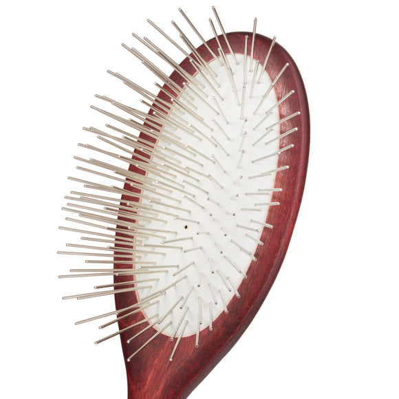 KW Pin Brush Soft X-Long – Large Grooming Brush with Extra-Long Gentle Metal Pins
