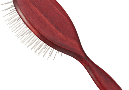 KW Pin Brush Soft X-Long – Large Grooming Brush with Extra-Long Gentle Metal Pins