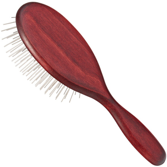 KW Pin Brush Soft X-Long – Large Grooming Brush with Extra-Long Gentle Metal Pins