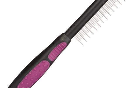 KW Smart Comb Multi – Versatile Grooming Comb with Mixed Tooth Spacing, Ergonomic Handle