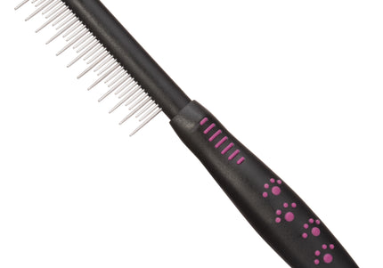 KW Smart Comb Multi – Versatile Grooming Comb with Mixed Tooth Spacing, Ergonomic Handle