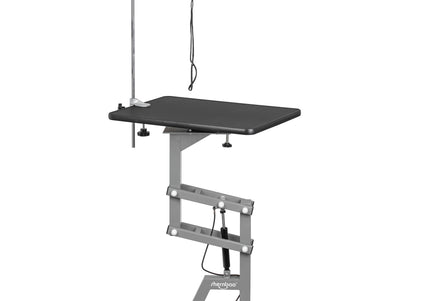 Shernbao Air Lifting Grooming Table 60x45cm – Pneumatic Lift, Black Non-Slip Surface