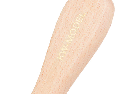 KW Pin Brush Small – Wooden Handle, Metal Pins, Gentle Detangling for Long Coats