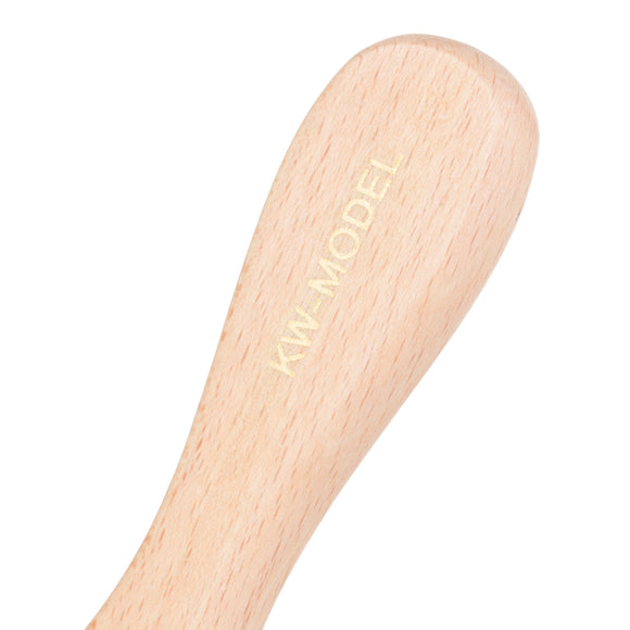 KW Pin Brush Small – Wooden Handle, Metal Pins, Gentle Detangling for Long Coats