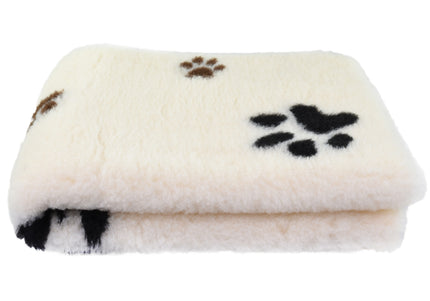 Blovi DryBed A+ Anti-Slip Grooming Bed – Cream and Black, 100x75cm, Durable Comfort