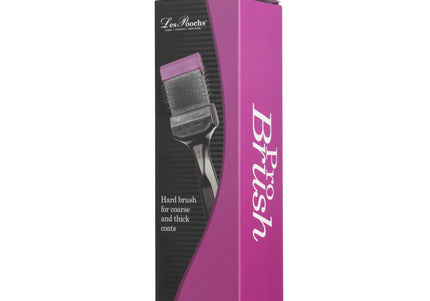 Les Poochs Purple Hard Pro Brush 4.5cm – Original Flexible Head, Hard Bristles