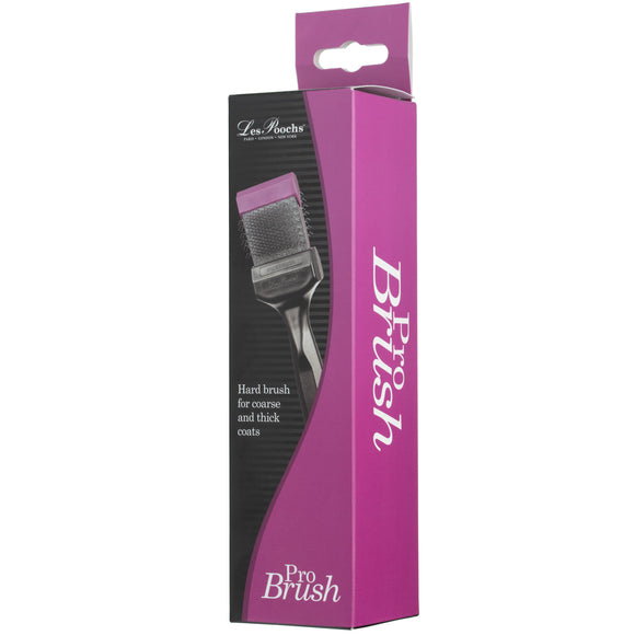 Les Poochs Purple Hard Pro Brush 4.5cm – Original Flexible Head, Hard Bristles