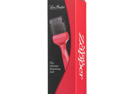 Les Poochs Red Mat Zapper 4.5cm – Original Flexible Brush, Extra Hard Pins for Tough Mats