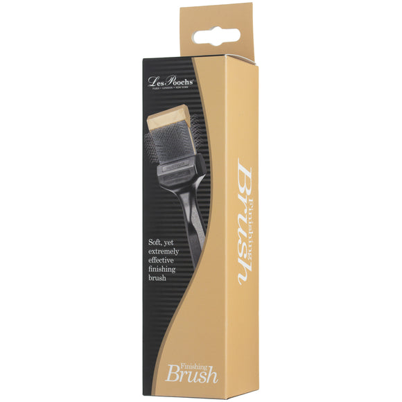 Les Poochs Gold Finishing Brush 4.5cm – Soft Flexible Bristles, Premium Coat Smoother