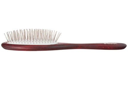 KW Pin Brush Extra Soft Medium – Gentle Metal Pin Grooming Brush, Soft Cushion Design