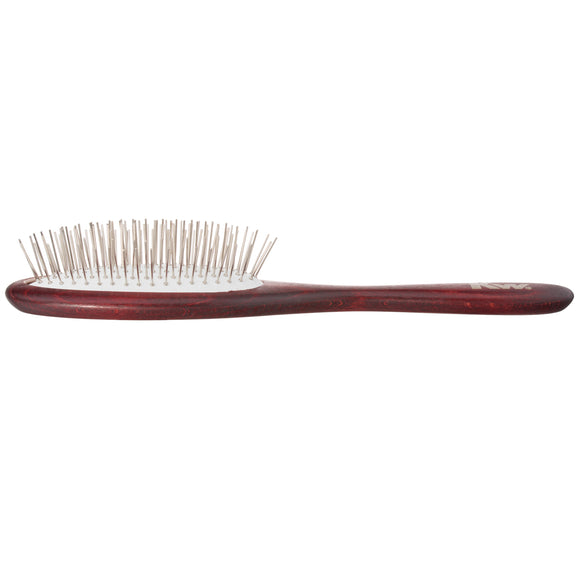KW Pin Brush Extra Soft Medium – Gentle Metal Pin Grooming Brush, Soft Cushion Design