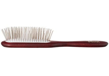 KW Soft Oblong Pin Brush – Gentle Long Metal Pins for Tangle-Free Grooming