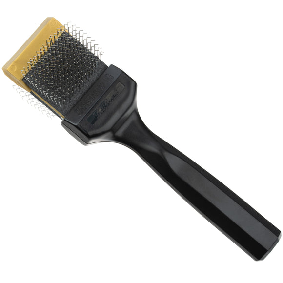 Les Poochs Gold Finishing Brush 4.5cm – Soft Flexible Bristles, Premium Coat Smoother