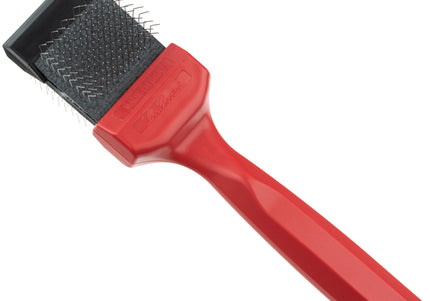 Les Poochs Red Mat Zapper 4.5cm – Original Flexible Brush, Extra Hard Pins for Tough Mats