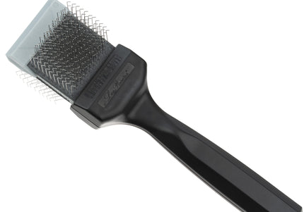 Les Poochs Silver Finishing Brush 4.5cm – Hard Flexible Bristles, Smooth Coat Results