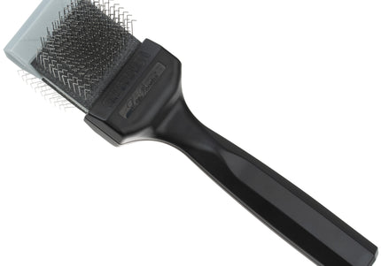 Les Poochs Silver Finishing Brush 4.5cm – Hard Flexible Bristles, Smooth Coat Results