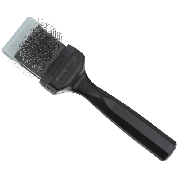 Les Poochs Silver Finishing Brush 4.5cm – Hard Flexible Bristles, Smooth Coat Results