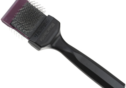 Les Poochs Purple Hard Pro Brush 4.5cm – Original Flexible Head, Hard Bristles