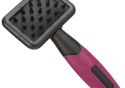 KW Smart Rubber Mining Brush – Compact Soft Rubber Grooming Tool, Gentle Detangling Action