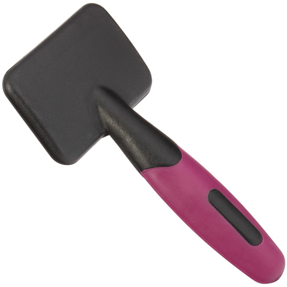 KW Smart Rubber Mining Brush – Compact Soft Rubber Grooming Tool, Gentle Detangling Action