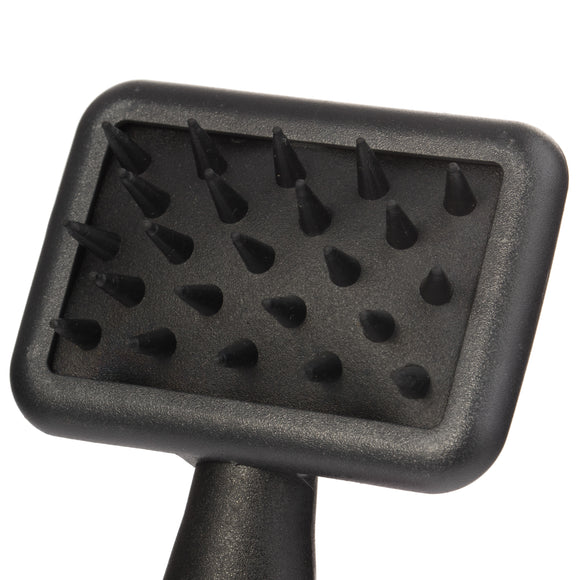 KW Smart Rubber Mining Brush – Compact Soft Rubber Grooming Tool, Gentle Detangling Action