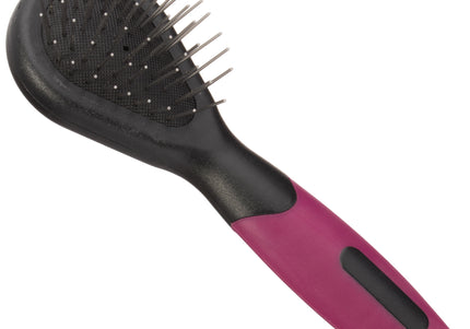KW Smart Mini Pin Brush – Compact Metal Pin Grooming Tool, Gentle Detangling Design