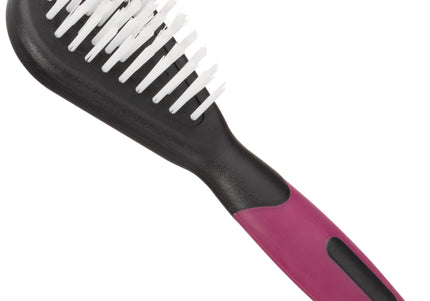KW Smart Mini Soft Brush – Compact Nylon Bristle Grooming Tool, Gentle on Delicate Coats