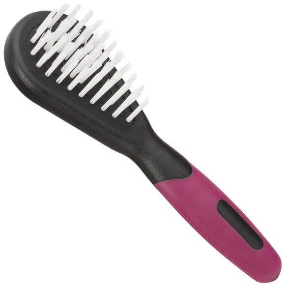 KW Smart Mini Soft Brush – Compact Nylon Bristle Grooming Tool, Gentle on Delicate Coats