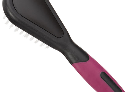 KW Smart Mini Soft Brush – Compact Nylon Bristle Grooming Tool, Gentle on Delicate Coats