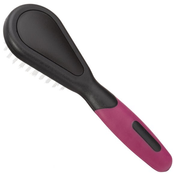 KW Smart Mini Soft Brush – Compact Nylon Bristle Grooming Tool, Gentle on Delicate Coats