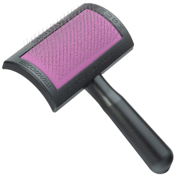 KW Oscar Frank Standard Soft Slicker Brush – Medium Size, Gentle Bristles for Fine Coats