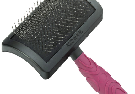 KW Smart X-Strong Slicker Brush Medium – Firm Pin Poodle Brush, Durable and Effective