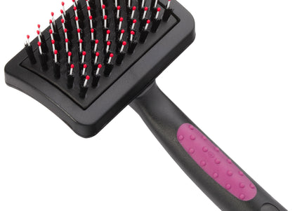 KW Smart Hedgehog Brush – Dual Nylon Bristles, Versatile Detangling and Smoothing Tool