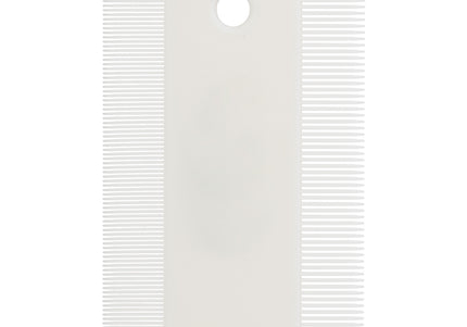 KW Smart Double-Sided Lice Comb – Fine Stainless Steel Teeth, Ergonomic Handle