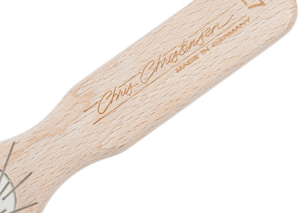 Chris Christensen Oval Pin Brush 27mm – Lightweight Natural Beech Wood, Professional Quality