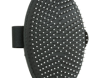 KW Smart Oval Brush – Ergonomic Oval Grooming Brush with Safety Pins for Gentle Detangling