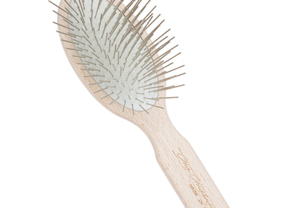 Chris Christensen Oval Pin Brush 27mm – Lightweight Natural Beech Wood, Professional Quality