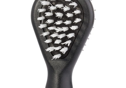 KW Smart Mini 2-Sided Brush – Compact Double-Sided Metal Pin and Nylon Bristles, Gentle Detangling