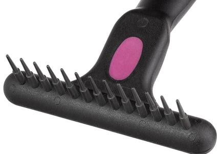 KW Smart Curry Comb Narrow – Precision Cross-Comb with 13 Teeth, Tangle-Removing Design